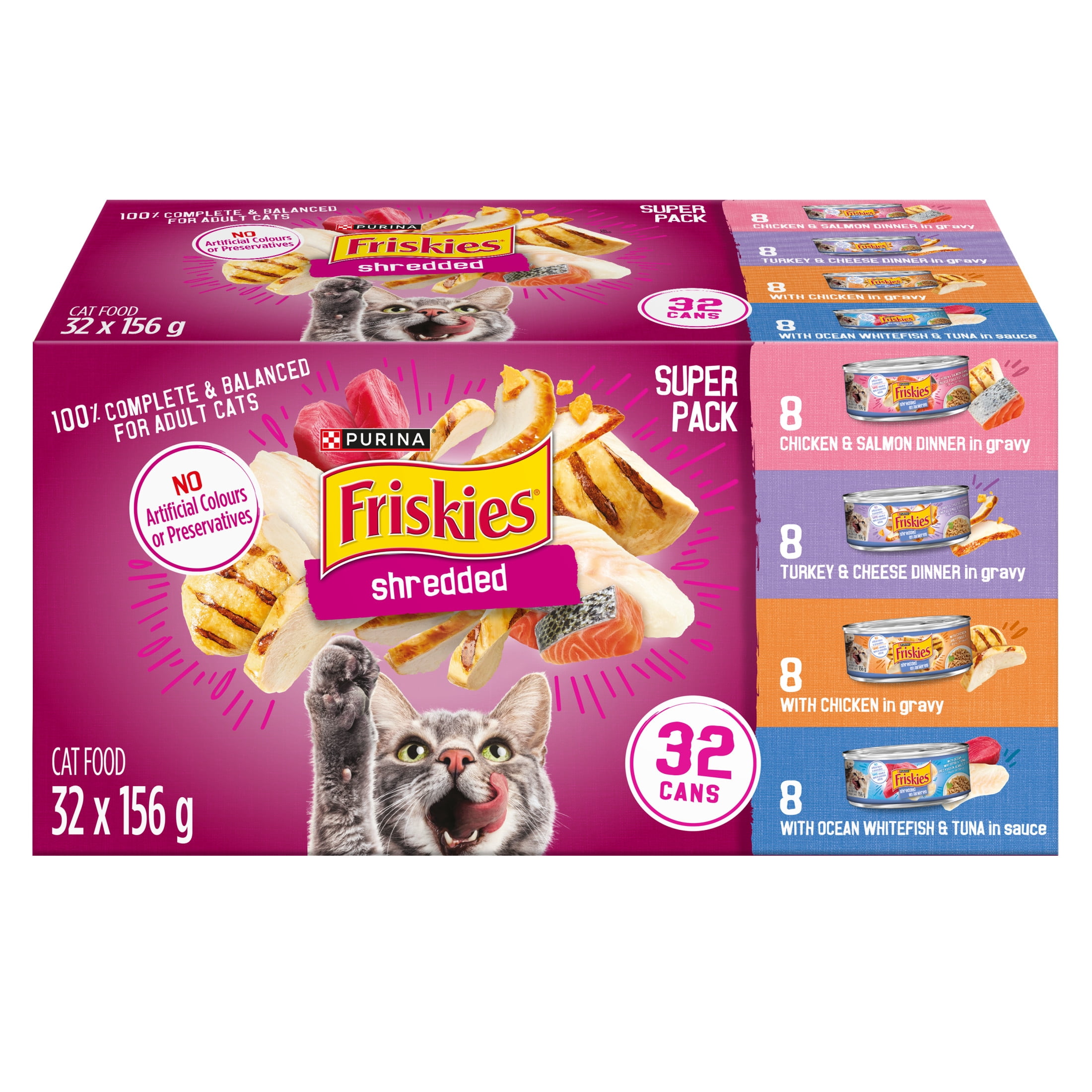 Friskies En lanières Super-Emballage Nourriture humide pour Chats