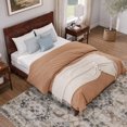 thumbnail image 4 of Canyon Full Foundation Bed Frame with Matching Footboard in Walnut, 4 of 25