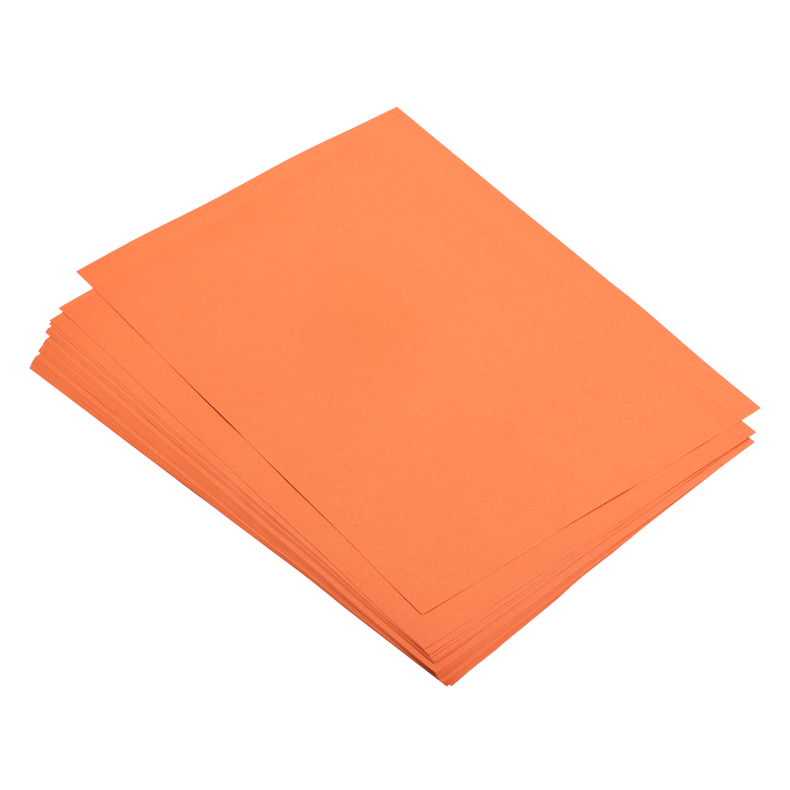 Uxcell 50 Sheets Colored Copy Paper for Office Printing Invitation Forms Art Projects Orange 8.27 x 5.83 inch