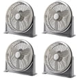 thumbnail image 1 of Lasko Ventilateur de Plancher Portable de 20 Pouces à 3 Vitesses avec Circulation d'Air de Refroidissement, Gris (Lot de 4), 1 of 6