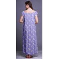 thumbnail image 2 of Bimba Robe de Nuit Imprimée pour Femmes en Rayonne Longue Maxi Robe de Sommeil Robe de Nuit, 2 of 4