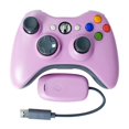 thumbnail image 1 of Wireless Controller Joysticks Bluetooth Vibration Gamepad Handle with 2.4G Receiver Compatible for Xbox360 PC Pink, 1 of 5