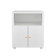 thumbnail image 2 of Yiwa Metal Storage Cupboard with Adjustable Shelf, Versatile Printer Stand & Mobile Filing Cabinet for Home Office or Garage, 2 of 7