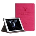 thumbnail image 3 of iPad PRO 9.7th Gen [Pro 9.7 Inch 2016 ] A1673 A1674 MLPX2LL/A MLPW2LL/A MLPY2LL/A MLYJ2LL/A Smart Slim Auto Sleep/Wake Function with Adjustable Viewing Angle Stand Flip Cover - Rose Red, 3 of 8