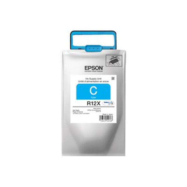 Epson R12X - High Capacity - cyan - original - ink pack - for WorkForce Pro WF-R4640, WF-R5190, WF-R5190DTW, WF-R5690, WF-R5690DTWF, WF-R5690DTWFL