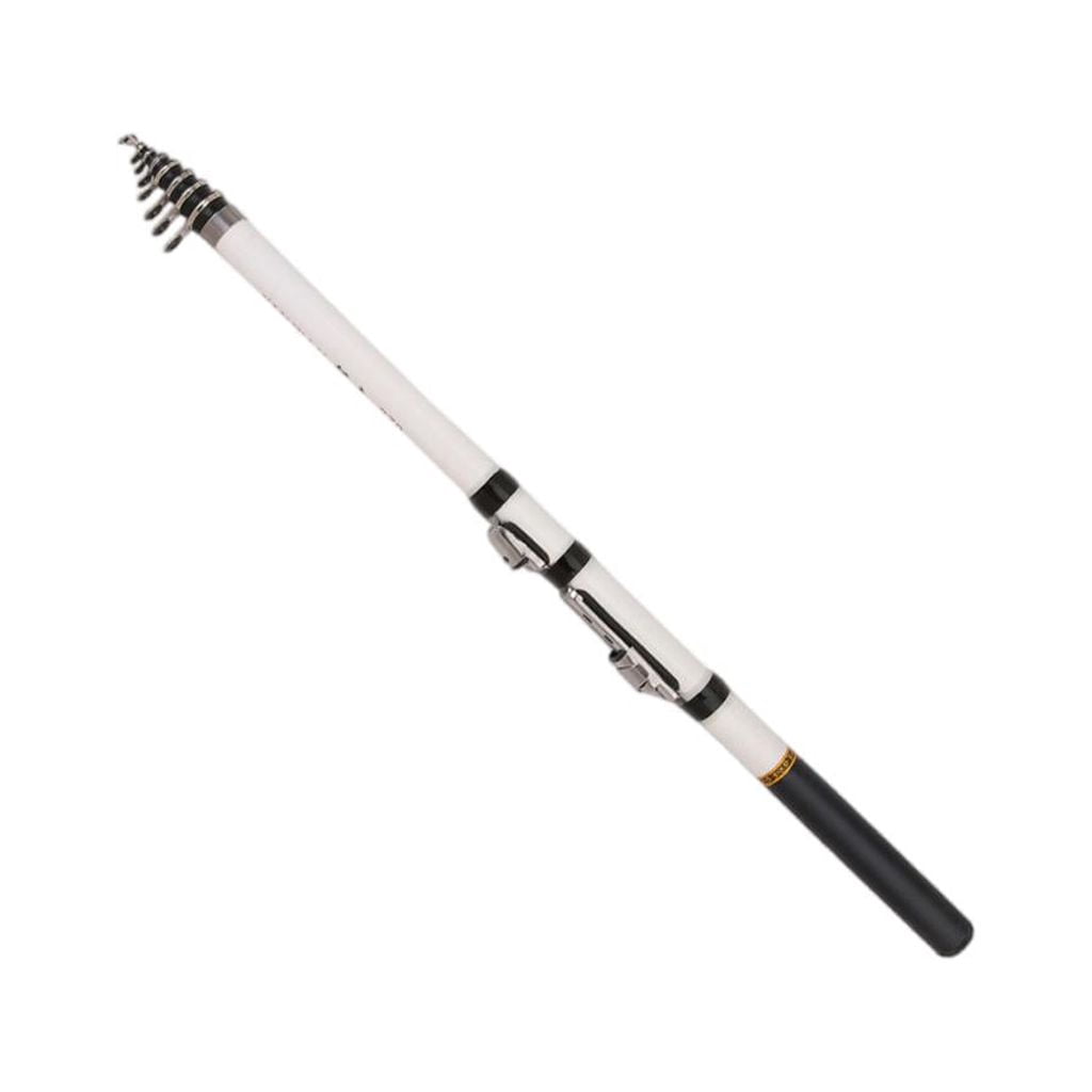 koolsoo Carbon Fibre Rocky Telescopic Fishing Rod Casting Rods Fishing Pole Fiber Feeder 3m