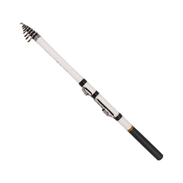 koolsoo Carbon Fibre Rocky Telescopic Fishing Rod Casting Rods Fishing Pole Fiber Feeder 3m