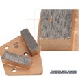 thumbnail image 4 of Trapezoid  Grinding Trapezoid  Grinder  Concrete Grinding  Concrete Grinding Disc Trapezoid  Concrete Grinding Disc Pad For Grinder Grit 303 Holes 2 Straight Teeth, 4 of 8