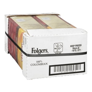 Folgers Colombian Coffee, 100 Pourcentage, congelé 2L/Unit, 2 Unités/cas