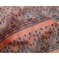 thumbnail image 4 of oneOone Silk Tabby Fabric Leaves & Floral Block Printed Craft Fabric BTY 42 Inch Wide, 4 of 4