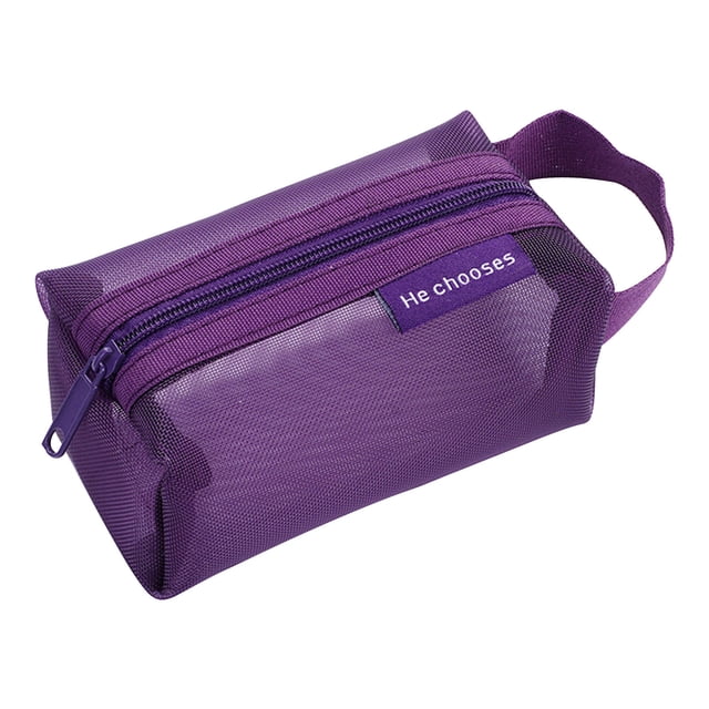 Nylon Mesh Wallet Large Capacity Key Bag Card Bag Money Bag Transparent Storage Bag