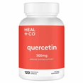 thumbnail image 1 of Heal + Co. - Quercetin 500mg Immune System Support, 120 Capsules, 1 of 2