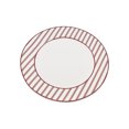 thumbnail image 2 of Holiday Time Christmas Red Stripe Ceramic Salad Plate, 9-inch, Festive Dinnerware, 1 Piece, 2 of 6