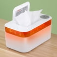 thumbnail image 4 of Wipes Warmer and Dispenser | Intelligent Temperature Control | Surround Uniform Heating | Large Capacity Holds 150 Wipes | Silent Operation | Portable Moisture-Seal Design | 9.5x20x12cm | ABS, 4 of 7