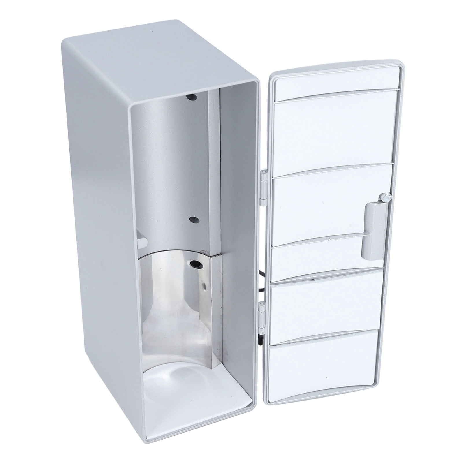 USB Fridge Cooler Warmer, Keep Cold or Warm Lightweight Portable Mini Fridge Silent  for Cans for Skincare Products