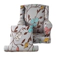 thumbnail image 2 of veasfak Elastic Wingback Chair Cover Armchair Slipcovers Chair Protector Couch Furniture Light Gray, 2 of 9