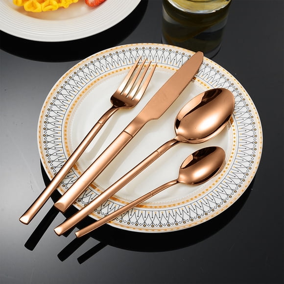 Stainless Steel Cutlery 24 Piece Set Knife Fork Spoon Hotel Gift Box Cutlery Set