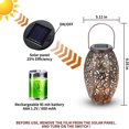 thumbnail image 4 of Jinsinto Solar Lights Outdoor Garden - Led Flower Waterproof Decorative Metal Light For Porch Garden Outdoor Led Solar Powered Fairy Landscape Lights Pathway, 4 of 5