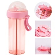 Dvkptbk water Bottle 600ml Bottle Plastic Cup Transparent Matte Portable Not Easy to Break Water Cup Outdoor Sports Travel Water Bottle Portable Leak-proof
