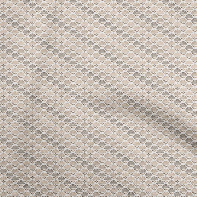 oneOone Rayon Brown Fabric Asian Craft Projects Decor Fabric Printed By The Yard 56 Inch Wide