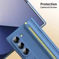 thumbnail image 3 of Case for Samsung Galaxy Z Fold 5 with S Pen Holder and Stylus & Invisible Kickstand, Full Body Hinge Built-in Screen Protector Fold5 Phone Cover for Samsung Z Fold 5 Case with S Pen Slot, 3 of 7