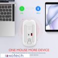 thumbnail image 2 of Bluetooth Rechargeable wireless Mouse for iPad Pro iPad Air MacBook pro MacBook Air Mac Laptop Chromebook Windows Notebook MacBook HP PC DELL, 2 of 6