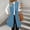 Style1-Blue jackets for women, variant on Xdegoge Women's Sleeveless Cardigan Vest Trendy Casual Long Waistcoat with Pockets Lightweight Loose Button Down Open Front Business Office Blazer Jacket Coat Plus Size Clothes Black L