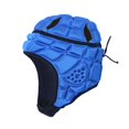 thumbnail image 2 of DYNWAVECA Casque de Rugby pour Enfants Casque de Soccer Rembourrage Doux Universel Couvre-Chef de Soccer pour Planche à Roulettes Drapeau de Soccer Soccer Extérieur S Bleu, 2 of 10