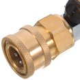 thumbnail image 2 of Shisuyan High Pressure Washer Ball Valve Stainless Steel 3/8 Quick Connect Fittings Easy To Operate For Car Wash Engine Cleaning Pressure Washer Accessories, 2 of 8
