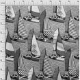 thumbnail image 4 of oneOone Tissu Gris en Polyester Spandex Nautique pour Couture et Projets d'Artisanat, Imprimés de Tissu au Mètre, 56 Pouces de Large, 4 of 5
