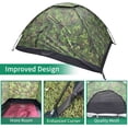 thumbnail image 4 of Camouflage Pattern Camping Single Tent Backpacking Tent For Camping And Hiking, 4 of 8