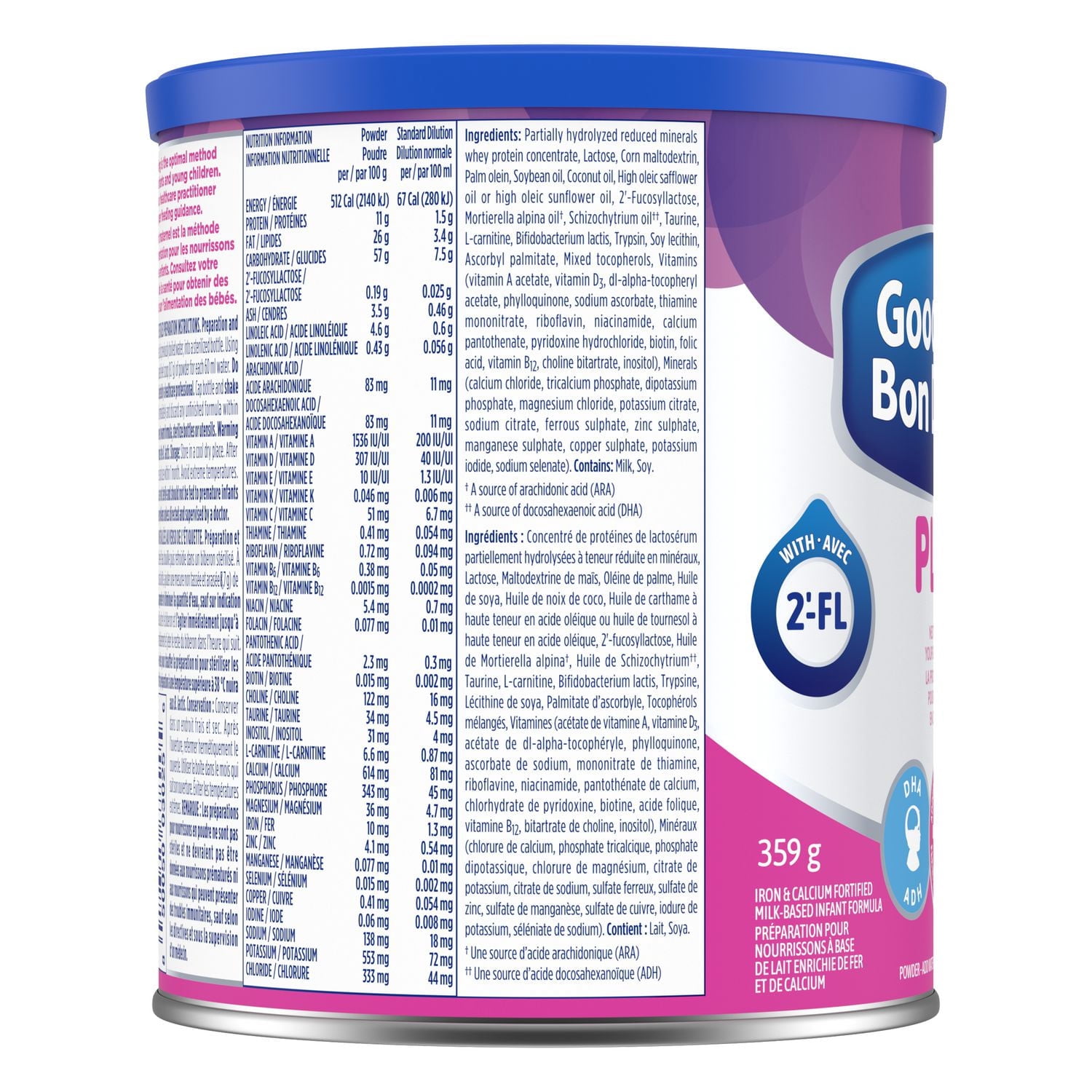 Préparation pour nourrissons Bon Départ Plus 2, en poudre 359g