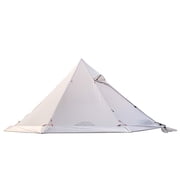 10.5' x 5.2' Camping Tent with Stove Jack Outdoor Teepee Tent for Family Camping Backpacking Hiking