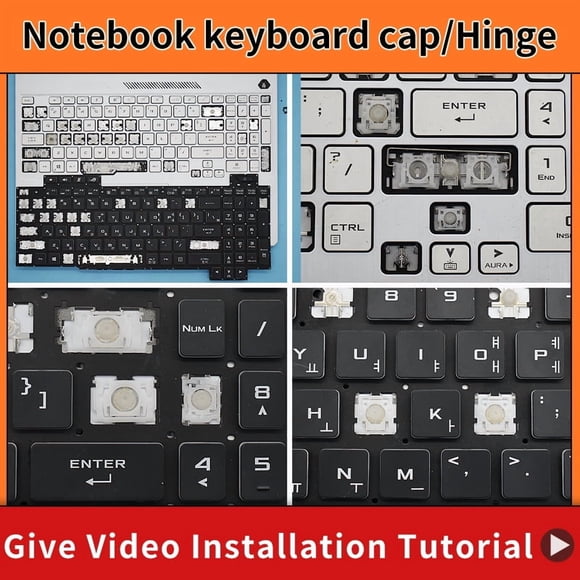Replacement Keycap Key cap Hinge for ASUS TUF FX506U FX506IH FX506L FX506LI FA506 FA506U FX706 FX706U FX706II/LI FA706IH/II 1 Keycap