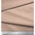 thumbnail image 2 of Soimoi Moss Georgette Fabric Geometric Small Fabric Prints by Yard 42 Inch Wide, 2 of 3