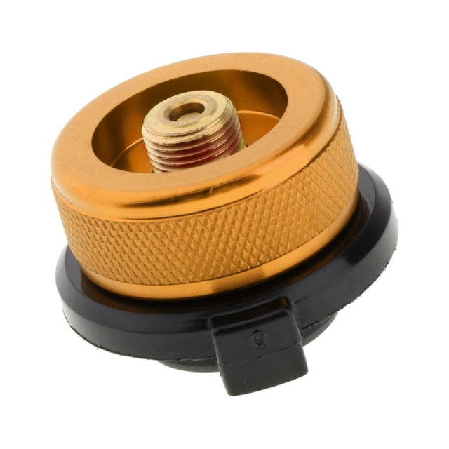 Youkk Adaptateur Polyvalent pour Réchaud de Camping, Convertisseur, Bocal pour Cuisson Extérieure Prolongée, Orange 35x30 mm 1 Ensemble