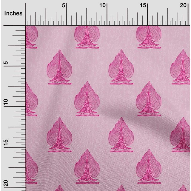 oneOone Cotton Flex Fabric Leaves & Tree Block Fabric Prints By Yard 40 Inch Wide