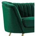 thumbnail image 3 of Meridian Furniture Margo Green Velvet Chair, 3 of 6