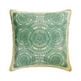 thumbnail image 1 of The HomeCentric Decorative Green Pack of 2, 12x12 inch (30x30 cm) Throw Pillow Covers, Linen Printed, Moroccan & Lace Throw Pillows For Sofa, Abstract Pattern Contemporary Style Easter - Dilara, 1 of 3