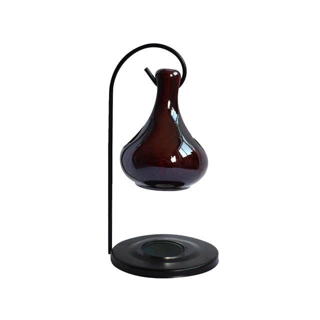 veasfak Ceramic Essential Burner Tealight Candle Holder Candle Holder Decor Diffuser for Brown
