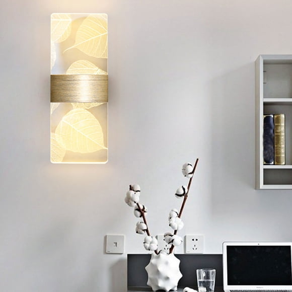 Modern Acrylic LED Wall Light,Warm White Indoor Sconce,Golden Wall Lamp For Living Room,Bedroom,Bathroom,Corridor,Stairway,Energy Saving,Eye Protection,Stylish Home Decor Holiday Gifts