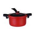 thumbnail image 1 of fheaev Non Stick Pressure CookerMicro Pressure Smothering Household Pots Soup Pots Cooking Pots Kitchen, 1 of 6