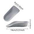 thumbnail image 2 of Orthopedic Height Increase Insoles with Adjustable Heel Lift and Arch Support for Enhanced Sports, 2 of 3
