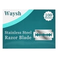 thumbnail image 1 of Waysh Double Edge Razor Blades, 200 Count Barber Pack, 1 of 11
