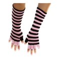 thumbnail image 1 of Gravity Threads Long 11" Knit Arm Warmer Warm Fingerless Gloves, Pink, 1 of 1