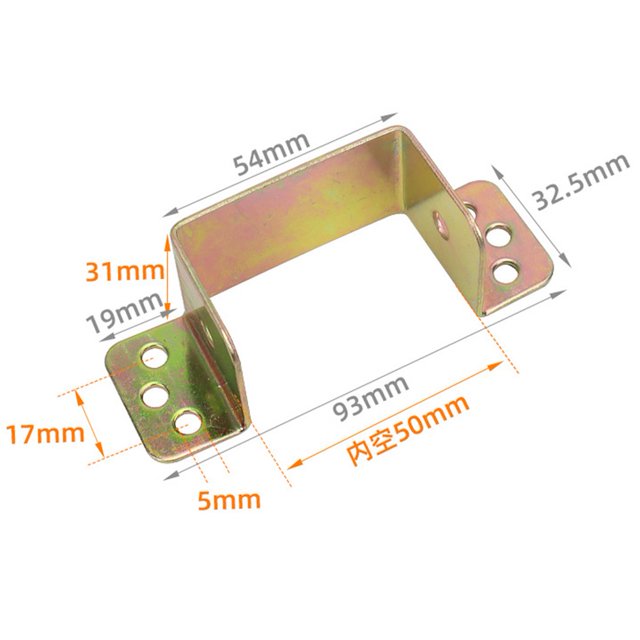 Lefu 2X U en Forme de Lit Reliant les Supports de Connecteur Fixations Composants Support Central