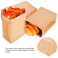 thumbnail image 2 of OUNONA 120Pcs Large Kraft Paper Bags for Treats Snacks Bread Food Storage Brown, 2 of 4