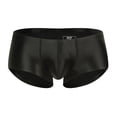 thumbnail image 3 of Men's Underwear Breathable Sheer Shiny Low Rise Briefs for Daily Comfort and All-Season Wear, 3 of 3