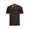 thumbnail image 2 of Baohd Polyester Restaurant Kitchen Uniform - Wear-resistant And Colorfast Easy To Maintain Chef Shirt Cooking Sleeve Coffee XXL, 2 of 6
