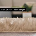 thumbnail image 3 of LAICAIW 5x7 Area Rug Beige Rug Fluffy Shag Rug Washable Faux Sheepskin Fur Rug Throw Rugs for Living Room Plush Bedside Rug Fuzzy Rug Home Decor Rectangle, 3 of 7